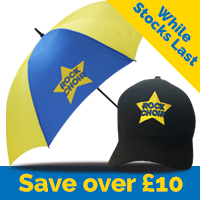 Umbrella and Baseball Cap